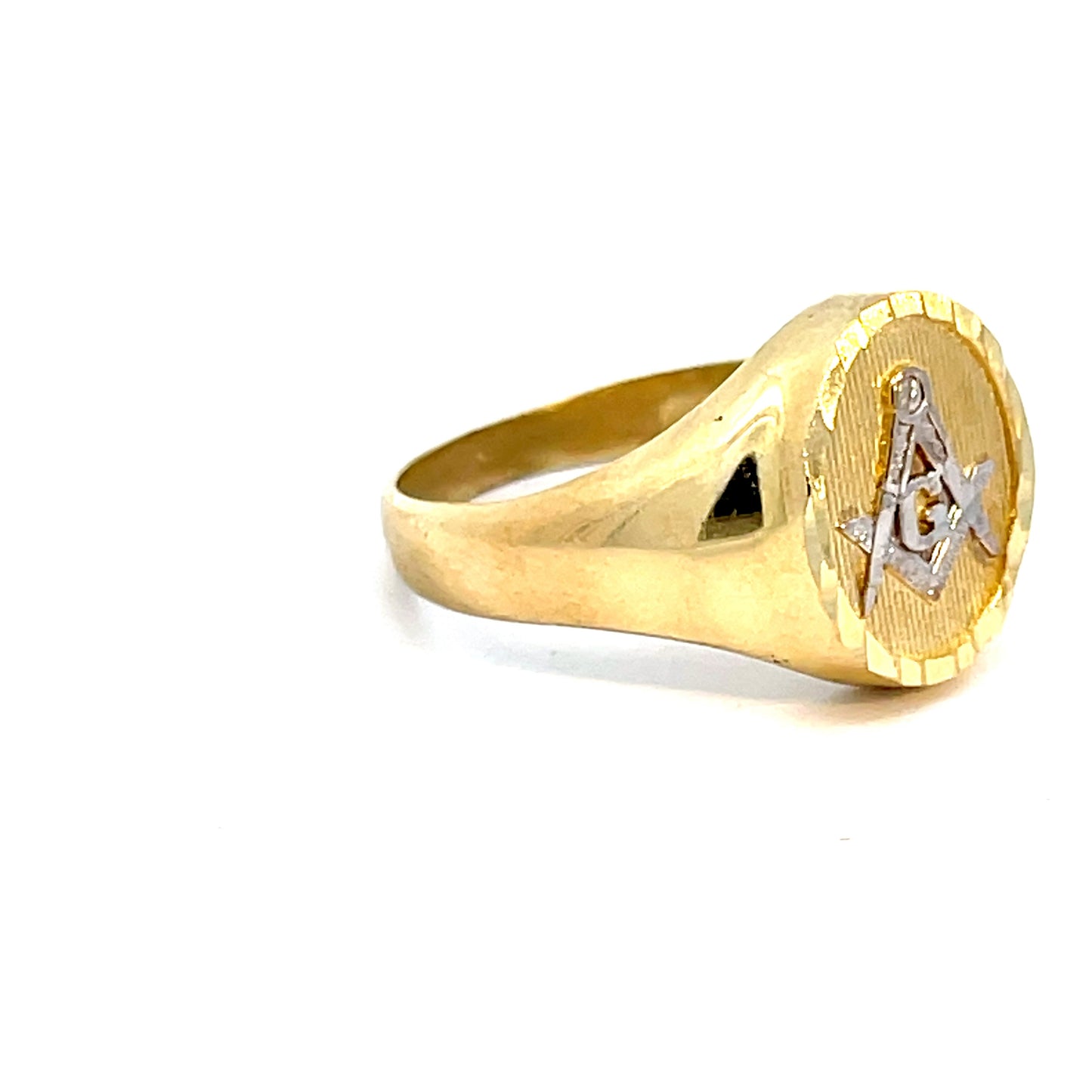 Elegant Gold Masonic Ring