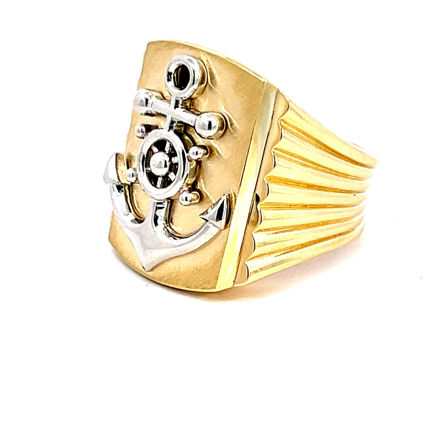 Nautical-Inspired Anchor Ring