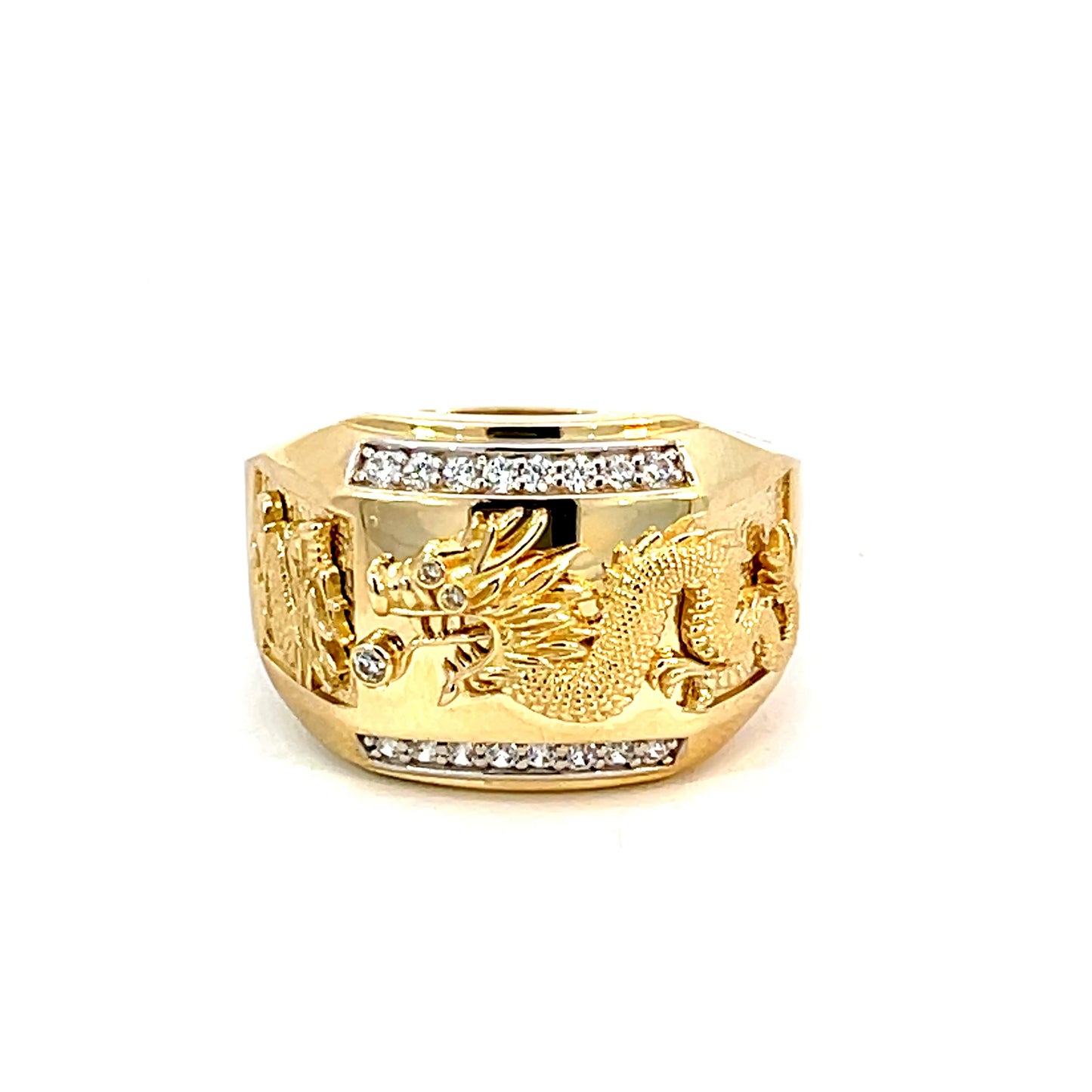 Exquisite Gold Dragon Ring