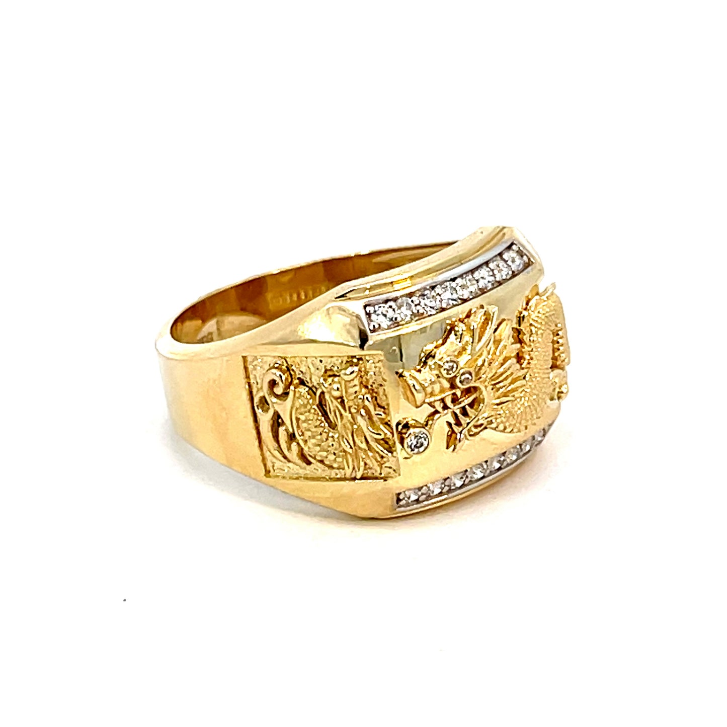 Exquisite Gold Dragon Ring