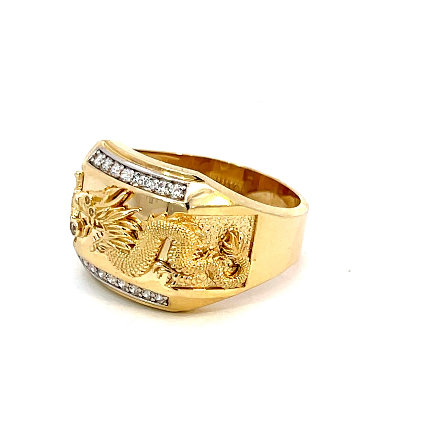 Exquisite Gold Dragon Ring