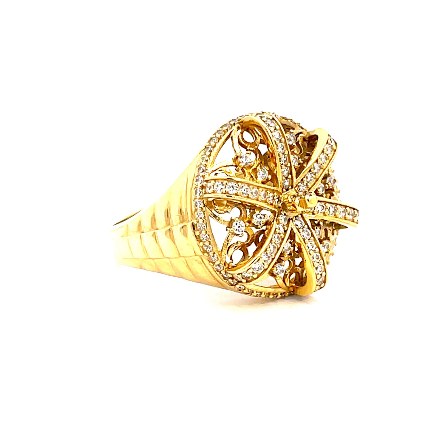 Elegant Gold Crown Ring