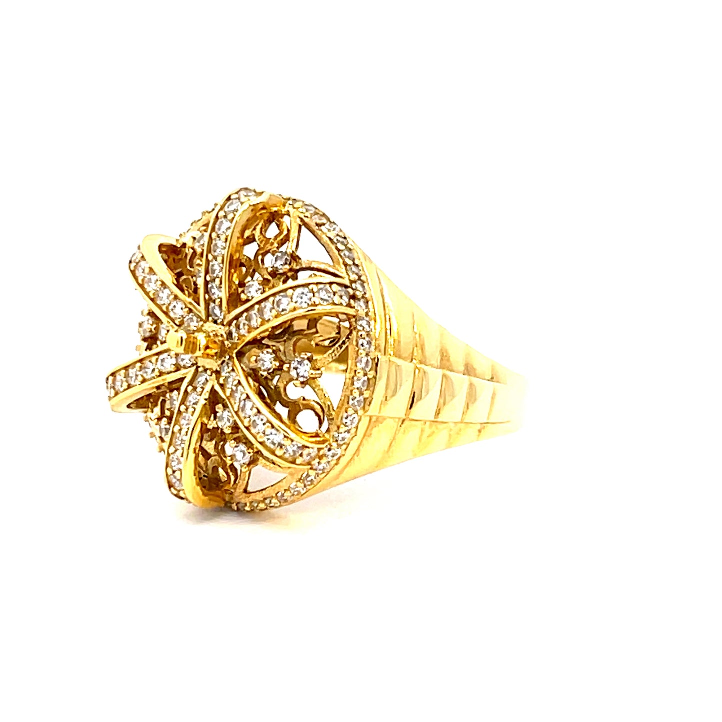 Elegant Gold Crown Ring