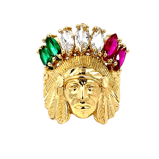 Bold Gold Native American Ring