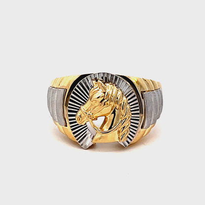Elegant Horse Head Ring